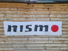 Nismo Banner - Werkstatt Auto Garage Mann H&ouml;hle Display Schild Spielzeug