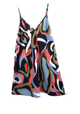 Emery Rose Women’s Sundress Sz S NWT Colorful A-Line Mini Strappy Tank