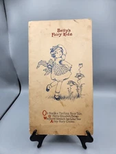 Vintage, Betty's Fairy Ride 1937  Story Book. Walt Disney Whiteman publication 
