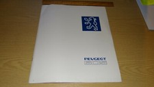 PEUGEOT 605 large format prestige 4 piece brochure pack - September 1990