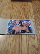 1998 WCW Vending Machine GOLDBERG Sticker. WWE WWF nWo Prism. VMS1