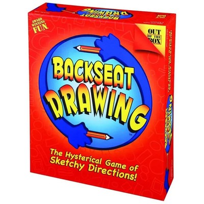 Backseat Drawing - Party Drawing Board Game for Family, Adults, and Children (4-