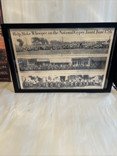 National Gypsy Jaunt Framed Print of 1928 Harley Davidson Whoopee On The Jaunt