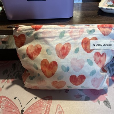 Schöne Valentinstag mehrere Herz Design Reißverschluss Kosmetiktasche Geschenk