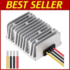 20A 12V-24V Step Up Voltage Converter Module with IP68 Enclosure for Durability