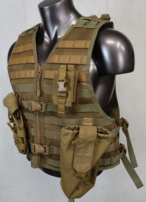 5.11 Tactical VTAC Tactec Plate Carrier Vest Brown NO ARMOR +