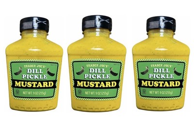 3 Pack Trader Joe's Dill Pickle Mustard 9oz Seasonal Limited RARE NEW 6/27