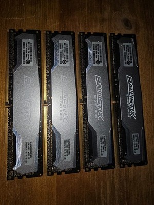 Crucial BALLISTIX Sport 16GB DDR4-2400 Desktop RAM BLS4G4D240FSA.8FADG