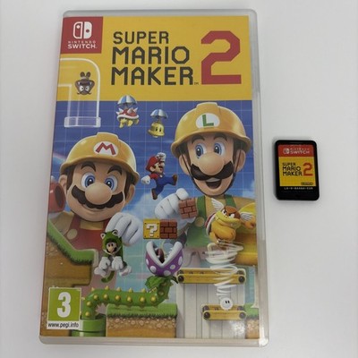 Super Mario Maker 2 (Nintendo Switch, 2019) TESTED ~ Complete CIB w/ Case PEGI