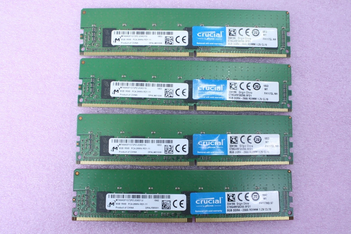 PC4-21300 (DDR4-2666) Bus Speed ECC RAM Computer Memory (RAM) for
