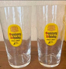 Suntory Kaku Whisky Highball Soda Glass Set 320ml Pair No Handle Japan