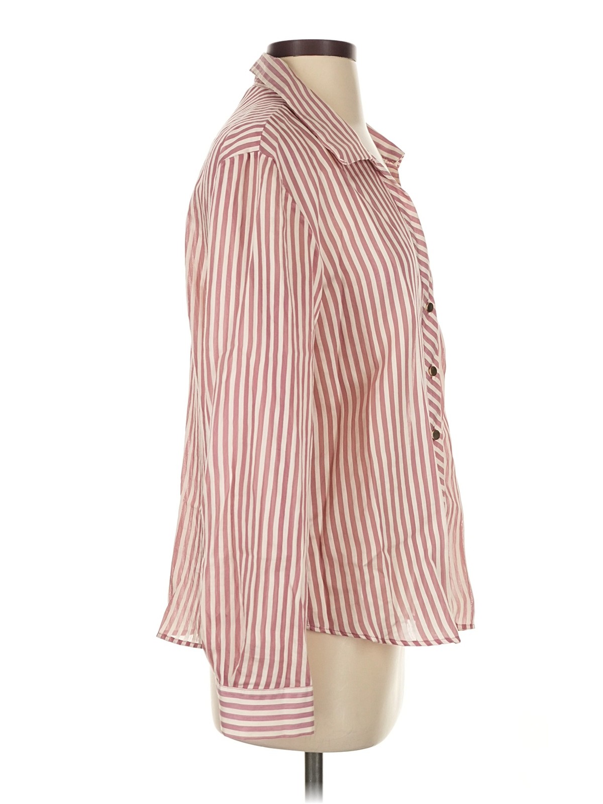Zara Women Pink Long Sleeve Blouse XS thumbnail 3