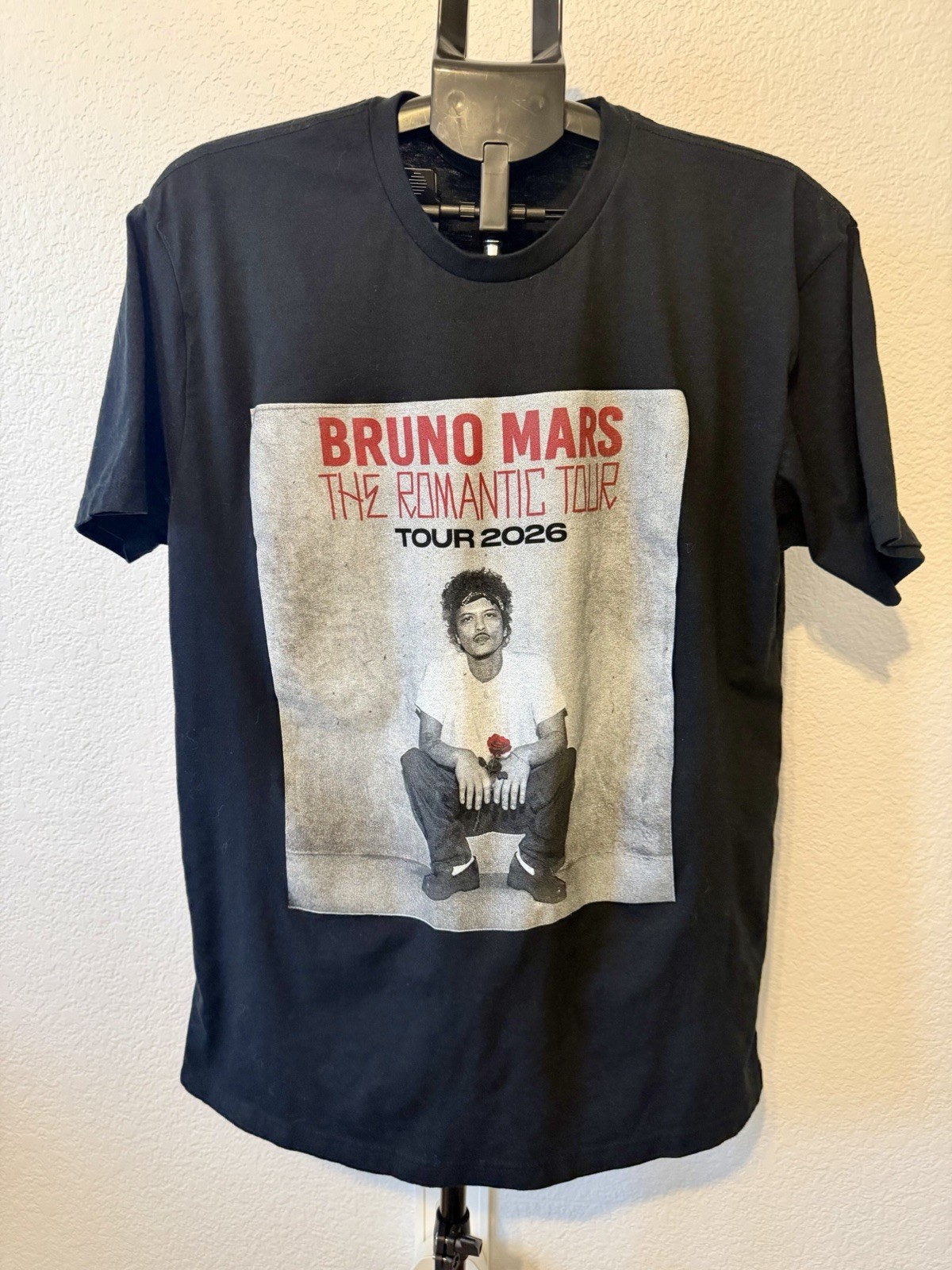 The Romantic Tour 2026 Black Music T-Shirt