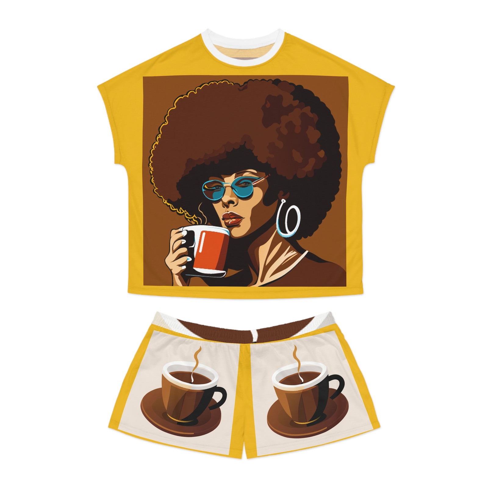 Women's Short Pajama Set (AOP)