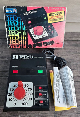 MRC AH Tech II Trainpower 027 AC Train Controller R3
