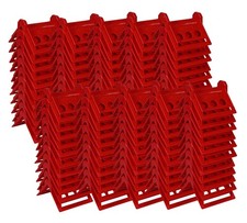 100 Pack Red Plastic Corneredge Protector 4 Flatbed Tow Truck Trailer