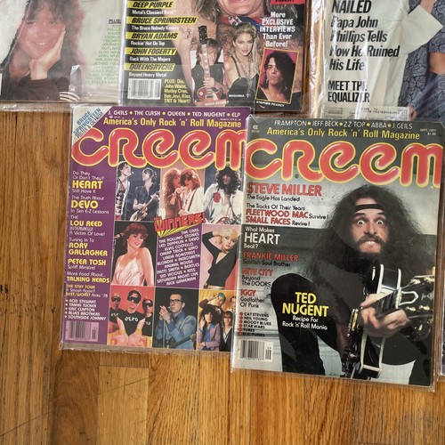 VTG Magazine Lot Of 13 Circus - Creem - Hit Parader - Rolling Stone + 70s-90s - Bild 2 von 14