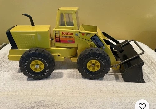 Vintage Mighty Tonka Turbo Diesel Front Loader - Operates Well - Fast Shipping