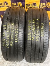 225/60/17 - Michelin Primacy 3 - 5mm - Set Of 2 - No Repairs