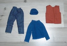 TENUE VINTAGE BIG JIM SPY AGENT JEFF COMMANDO MATTEL no action joe man