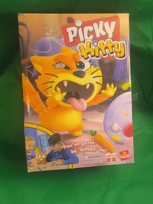Picky Kitty: Feed The Kitty His Veggies Before He Flips The Plate NO INSTRUX