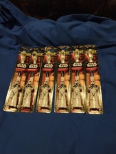lot of 6 STAR WARS Stormtrooper Sculpted Handle Kids Toothbrush NEW