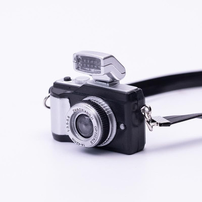 1Pc Black 1:4 Scale Mini Camera Prop Ornament Vintage Camera Model,Vintage Camer