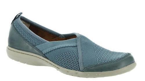 Cobb Hill Women's Paulette Slip-On Shoe - Wide Width In Bark - Flats