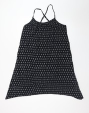 GAP Damen Schlupfkleid schwarz geometrisch Gr...
