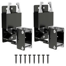 2 Way Gate Latch, Heavy Duty Lockable Two Way Farm Gate Latch for Metal Tube ...