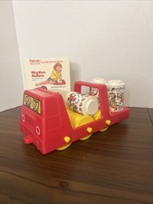 Vintage Johnson & Johnson Rhythm Roller Rattles Toddler Play Toys Set Of 3 Book