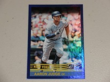 2018 Donruss Retro Holo Blue #253 Aaron Judge