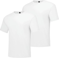 Hanes Men's Beefy-t T-Shirt, Heavyweight Cotton Tee, 2 Pack, Big  Tall