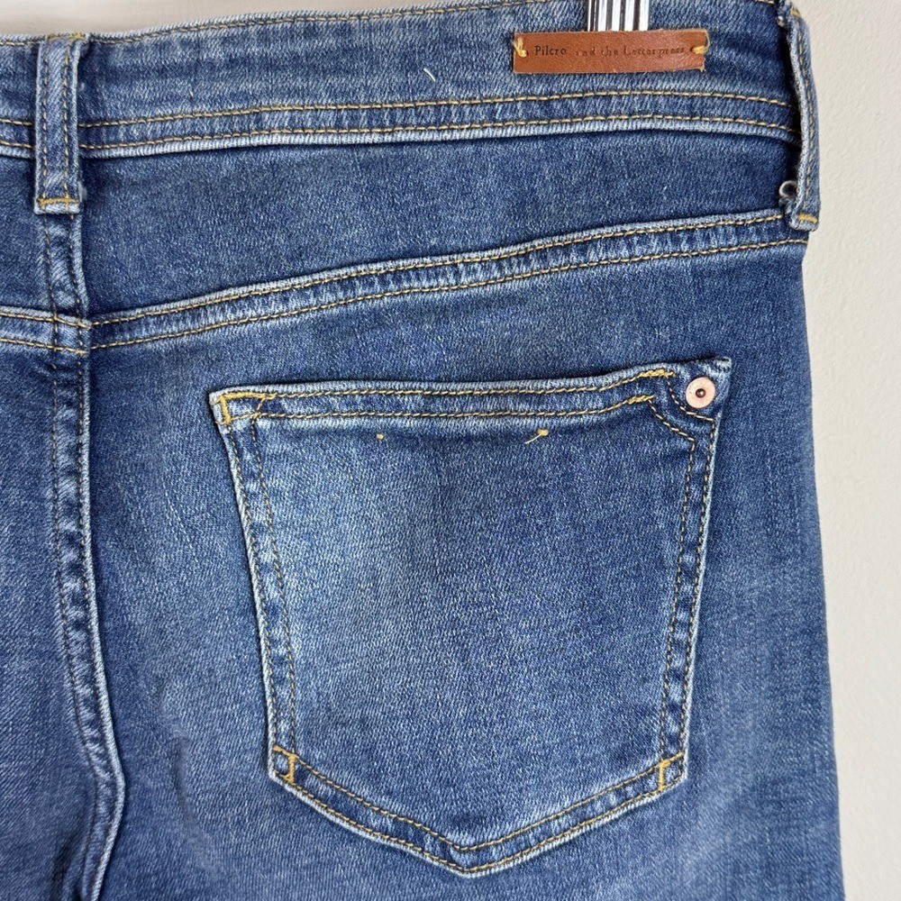 PILCRO Boyfriend Slim Patchwork Stretch Jeans Siz… - image 9