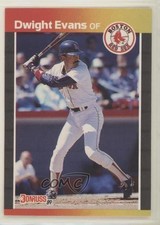 1989 Donruss Dwight Evans (*Denotes on Back) #240 0b5