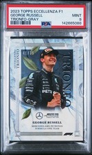 2023 TOPPS ECCELLENZA FORMULA 1 TRIONFO-GRAY GEORGE RUSSELL 41/75 PSA 9
