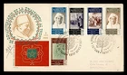 DR WHO 1955 SPANISH MOROCCO FDC AL TRONO ANIV COMBO R83682