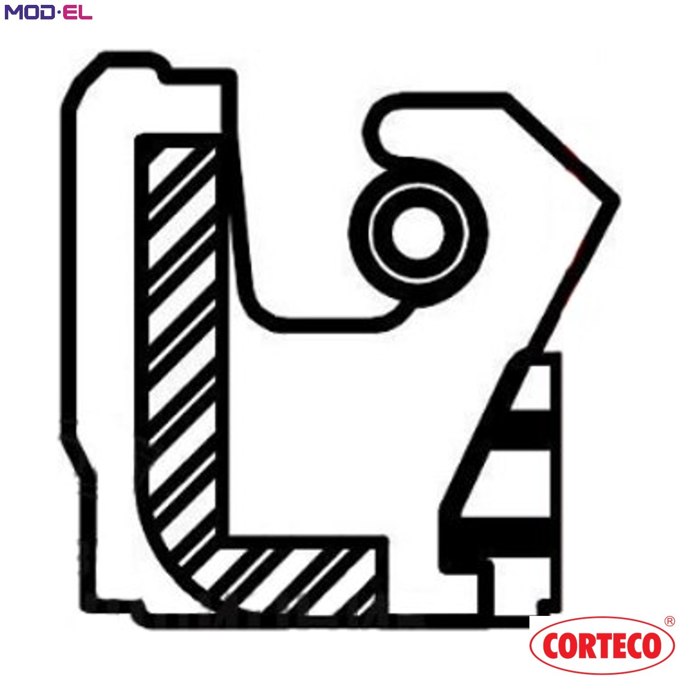 Fits CORTECO 49395489 swingarm HIACE IV L. 2.4D - Image 6
