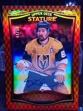 2024-25 Upper Deck Stature #10 Mark Stone 2023-24 Auto  #/50 Vegas Knights VGK