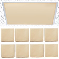 Torixqi 8 Pcs Fluorescent Light Covers 4x2ft for Ceiling Lights Classroom Magnet