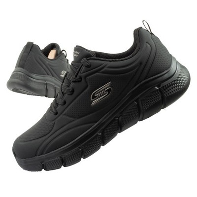Skechers Bobs B Flex-Arctic Edge schwarze Herren-Sneaker [118110/BBK]