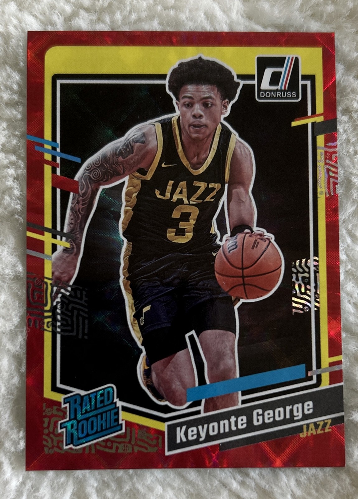2023-24 Panini Donruss - Rated Rookie Keyonte George #244 Red (RC)