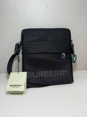 Burberry Logo Print Nylon Crossbody Bag | eBay