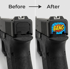 Custom Slide Back Plate Cover - Personalized Art - Fits Gen 15 Pistol Models