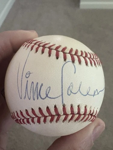 Vince Coleman Autographed Baseball Single Signed Ball St Louis Cardinals