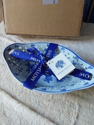 Moyses Stevens London Delfter Schale blau-weiß verpackt Top Zustand