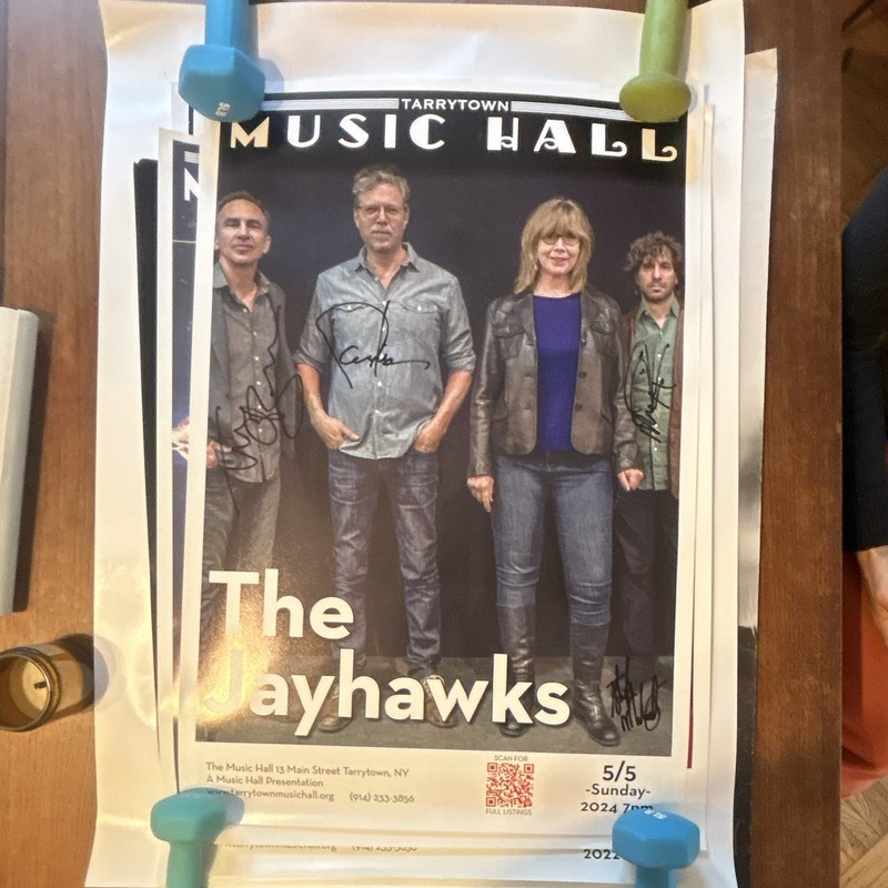 Signed Jayhawks Poster Tarrytown Music Hall 2024 Autographed