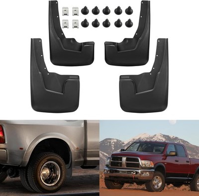 4 Pack Truck Mud Flaps for Dodge Ram 1500 2019-2022 Front & Rear Splash Guards
