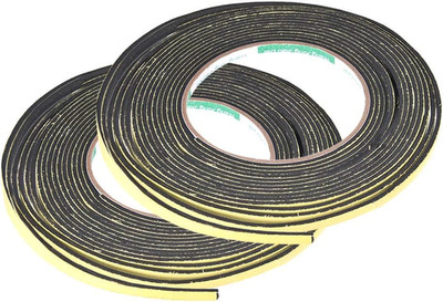 Uxcell Sealing Foam Tape 5Mm Wide 2Mm Thick 5M/16.4Ft Long, Self Adhesive Weathe