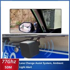 BSD Blind Spot Detection System 77Ghz Mlimeter Wave 50M , Assisted Lane Change